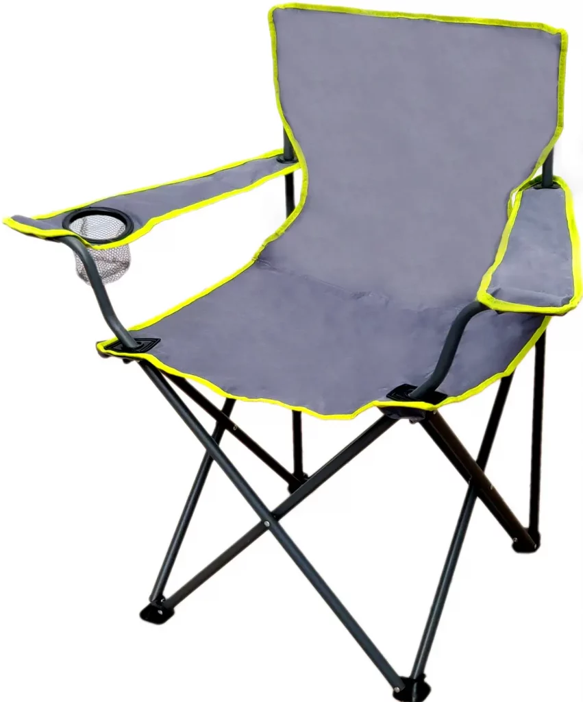 Foldable Camping Chair Grey